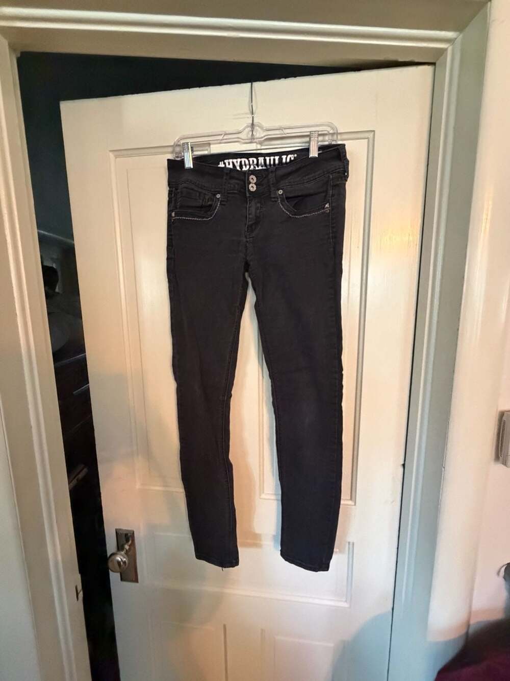 Hydraulic Black Super Skinny Jeans Size 9/10